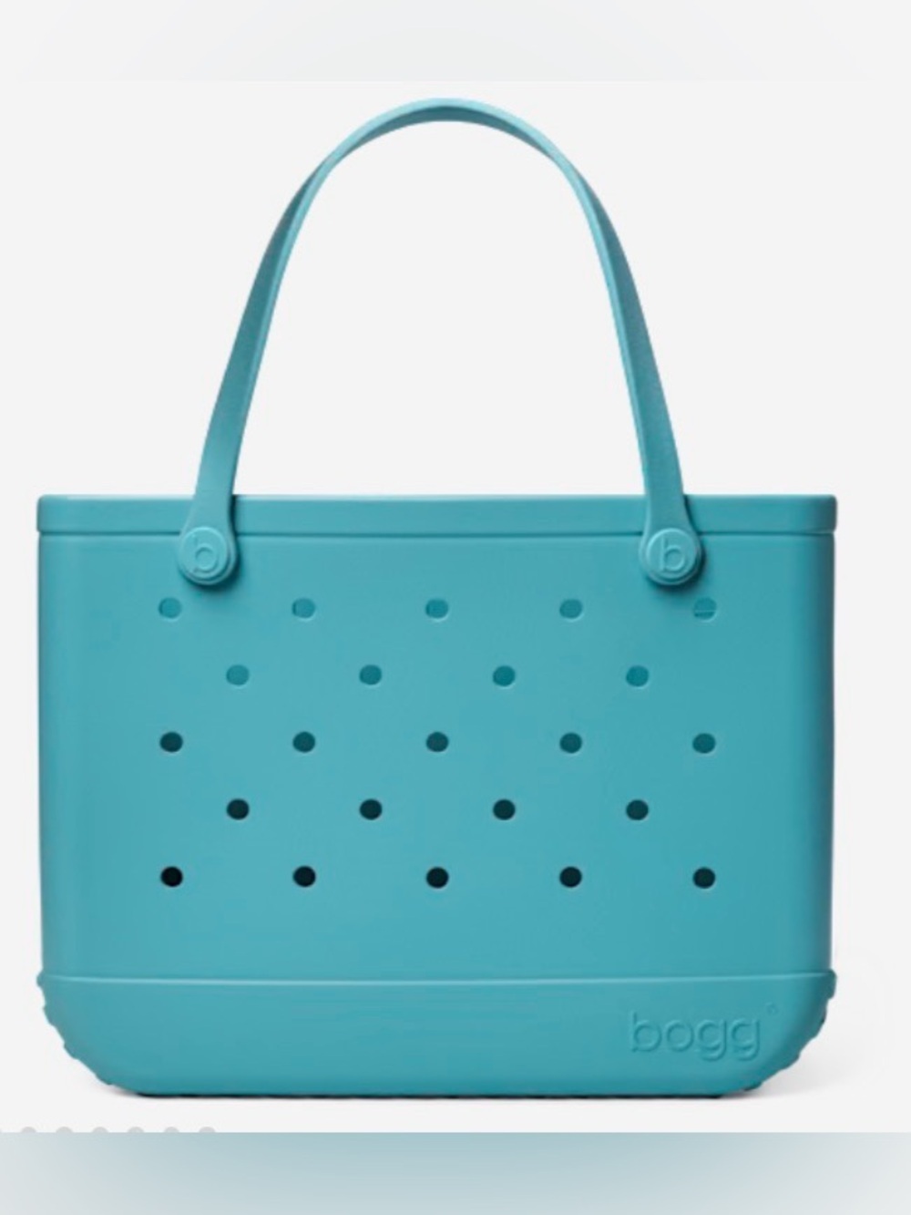 NWT Original Bogg Bag Large Tote - Tonal Blue Lagoon EVA Beach Bag